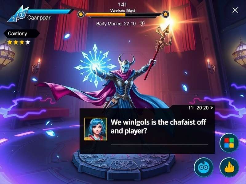 Warlock Master Blast character customization screen